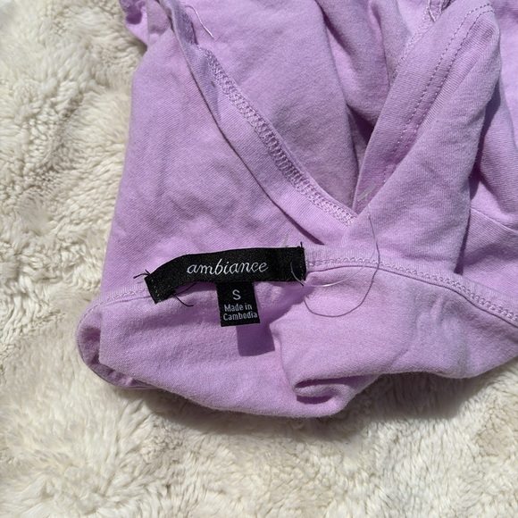 Ambiance Lavender Ruched Halter Crop Top | Y2K Aesthetic Summer Must-Have Small - Picture 4 of 6